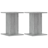 Supports pour plantes 2 pcs sonoma gris bois d'ingénierie