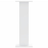 Supports pour plantes 2 pcs blanc 30x30x80 cm bois d'ingénierie