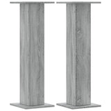 Supports pour plantes 2 pcs sonoma gris bois d'ingénierie