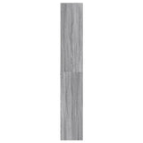 Buffet haut LED sonoma gris 74x32,5x200 cm bois d’ingénierie