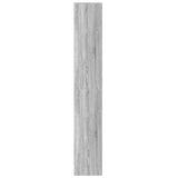 Buffet haut LED sonoma gris 69x32,5x200 cm bois d’ingénierie