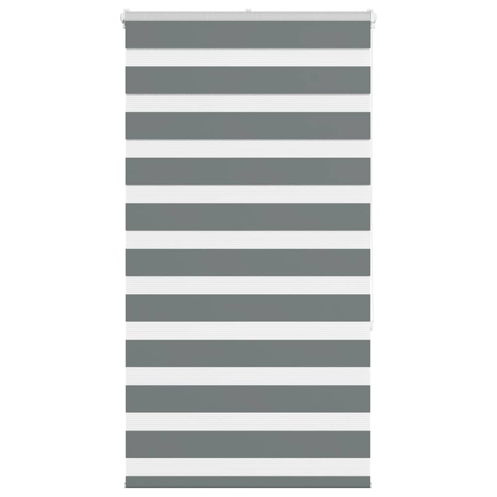 Store zèbre gris foncé largeur du tissu 85,9 cm polyester