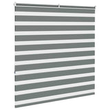 Store zèbre gris foncé largeur du tissu 145,9 cm polyester