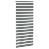 Store zèbre gris foncé largeur du tissu 95,9 cm polyester