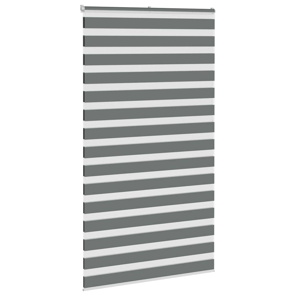 Store zèbre gris foncé largeur du tissu 120,9 cm polyester