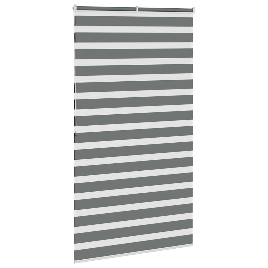 Store zèbre gris foncé largeur du tissu 120,9 cm polyester