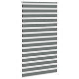 Store zèbre gris foncé largeur du tissu 125,9 cm polyester