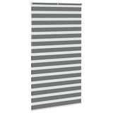 Store zèbre gris foncé largeur du tissu 125,9 cm polyester