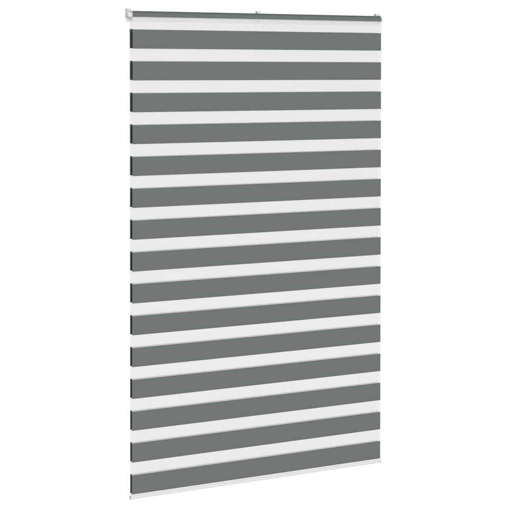 Store zèbre gris foncé largeur du tissu 135,9 cm polyester