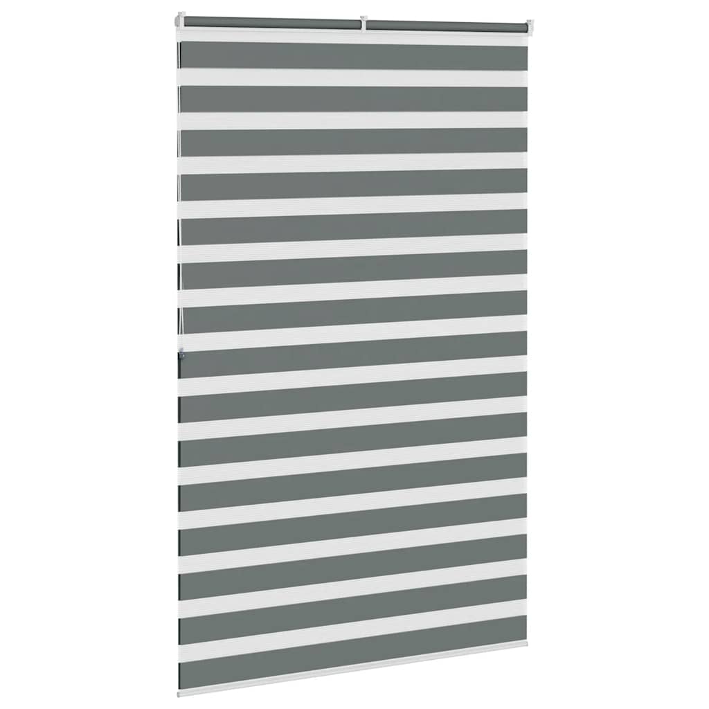 Store zèbre gris foncé largeur du tissu 140,9 cm polyester