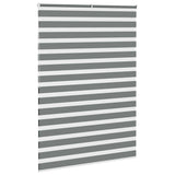 Store zèbre gris foncé largeur du tissu 150,9 cm polyester