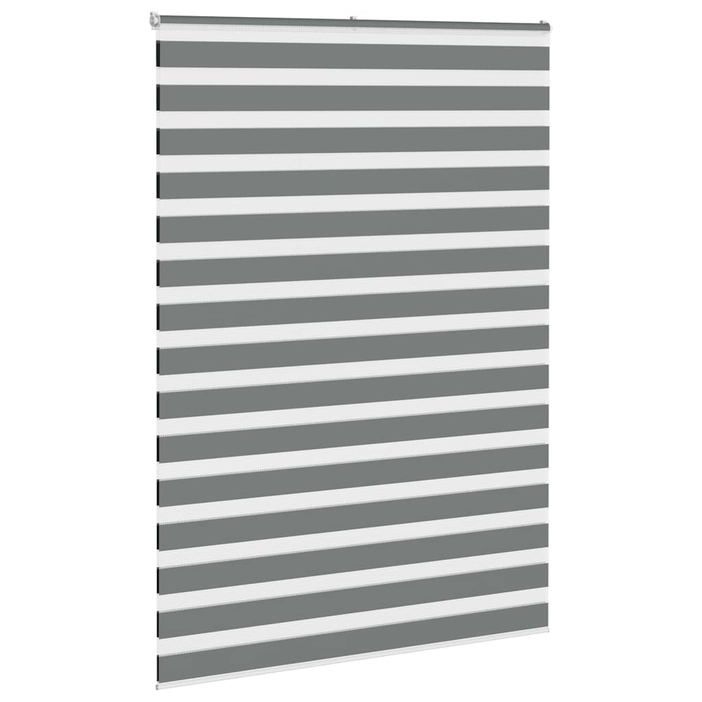 Store zèbre gris foncé largeur du tissu 160,9 cm polyester