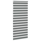 Store zèbre gris foncé largeur du tissu 100,9 cm polyester