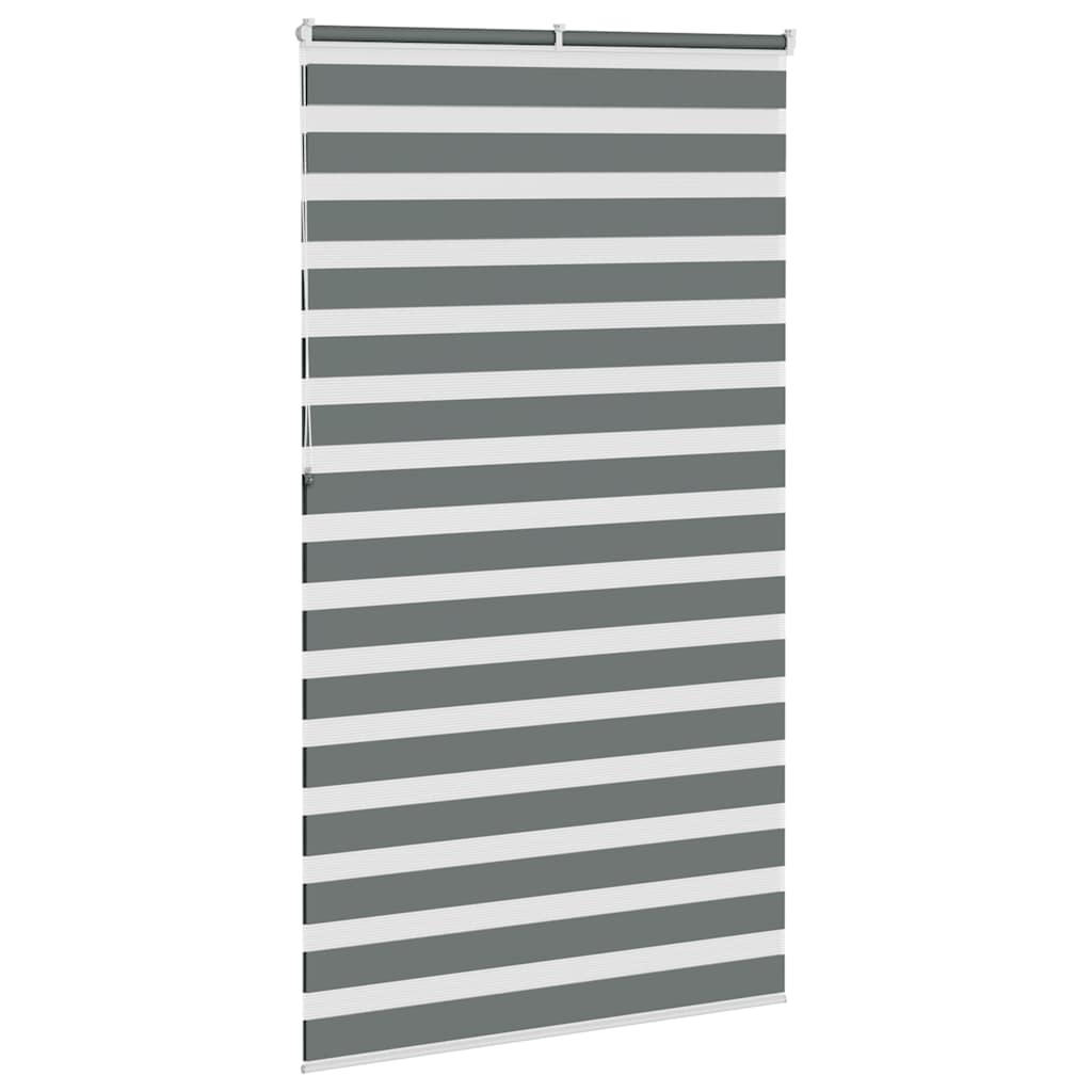 Store zèbre gris foncé largeur du tissu 115,9 cm polyester