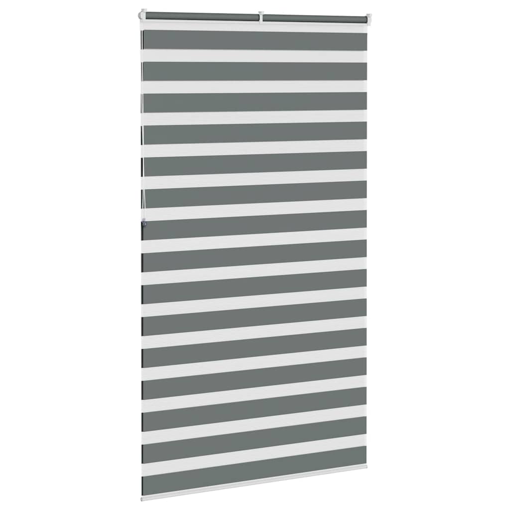 Store zèbre gris foncé largeur du tissu 125,9 cm polyester