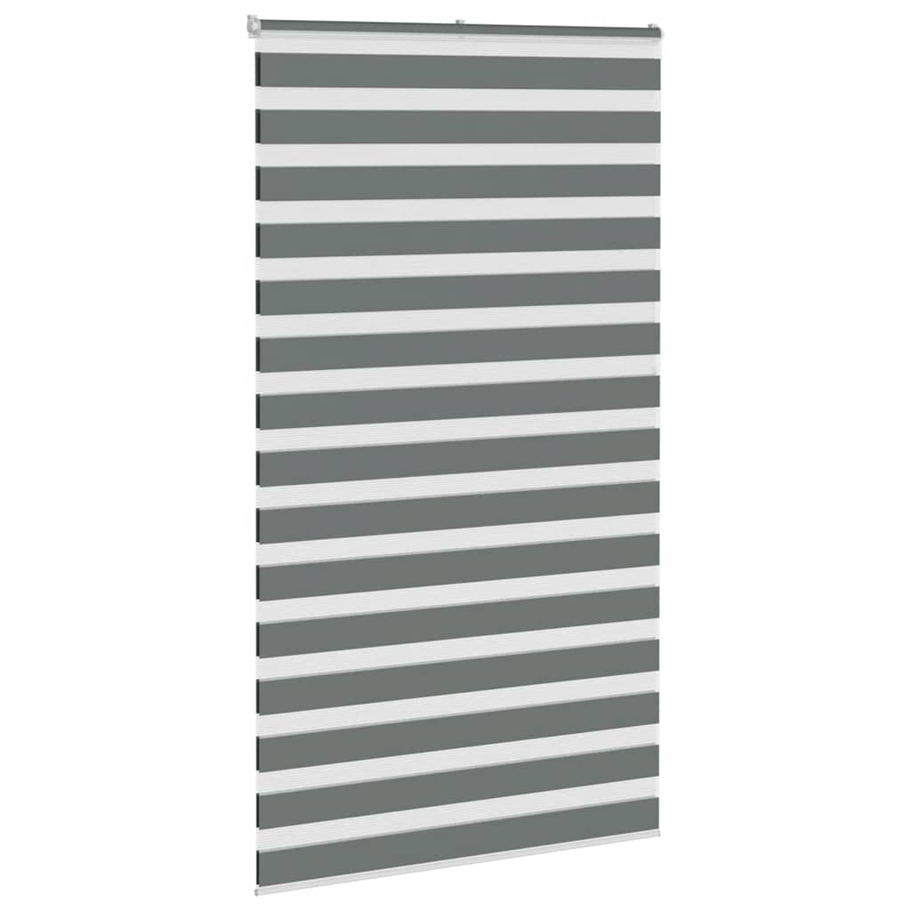 Store zèbre gris foncé largeur du tissu 130,9 cm polyester