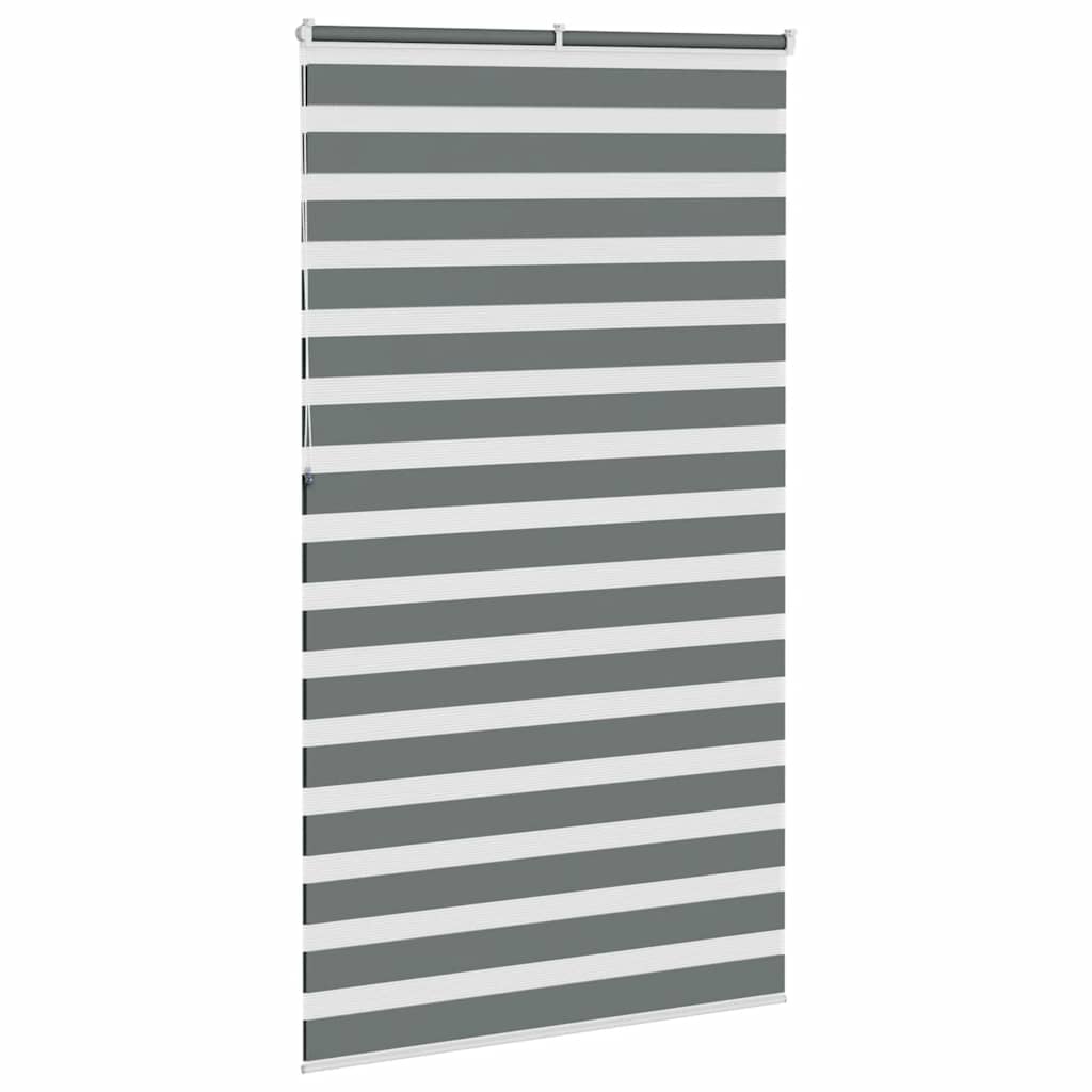 Store zèbre gris foncé largeur du tissu 130,9 cm polyester