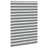 Store zèbre gris foncé largeur du tissu 150,9 cm polyester