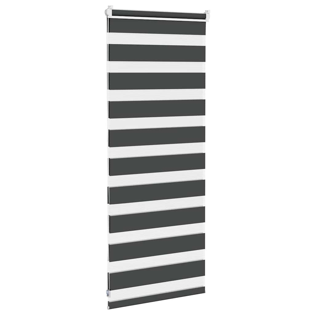 Store zèbre noir 65x100 cm largeur du tissu 60,9 cm polyester