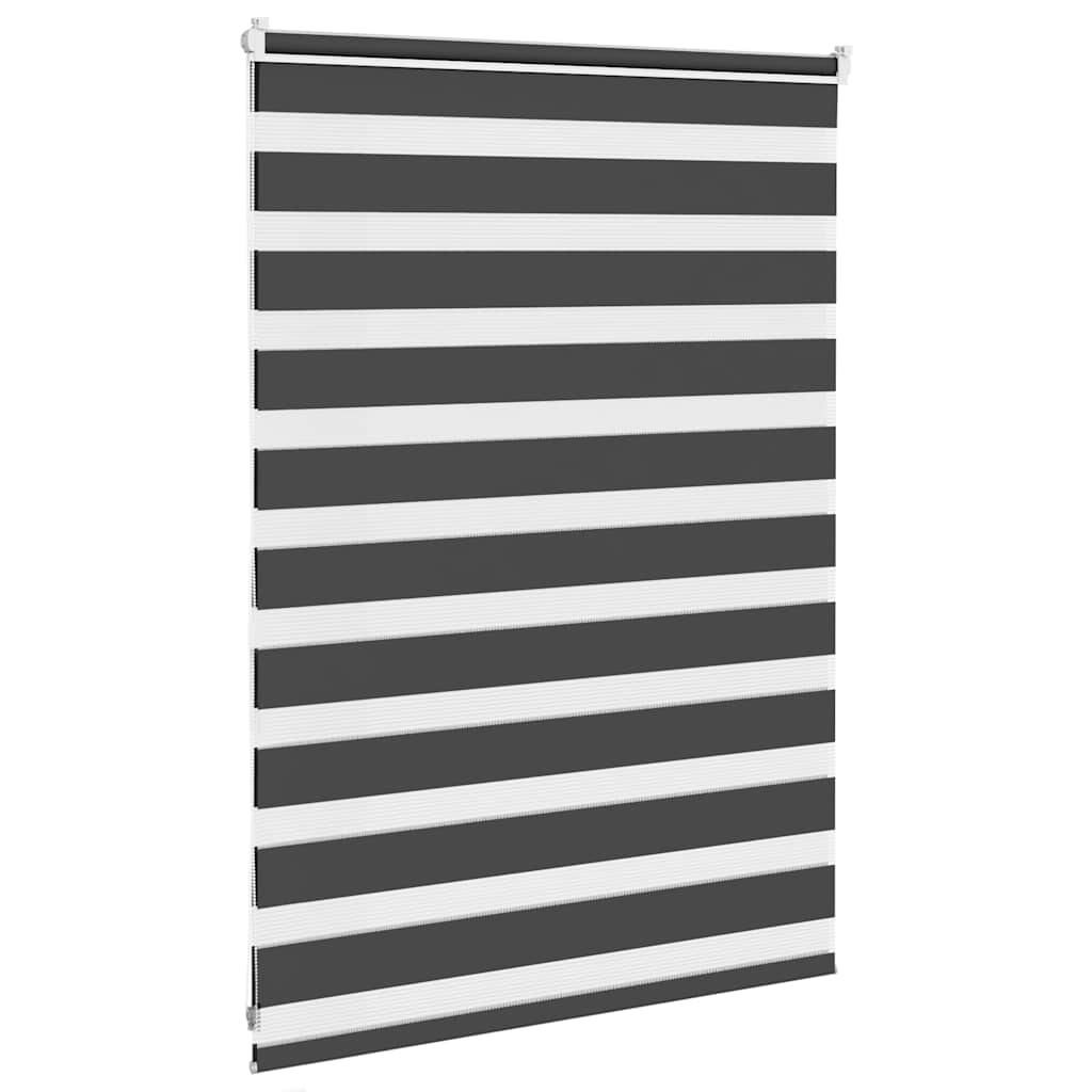 Store zèbre noir 95x100 cm largeur du tissu 90,9 cm polyester