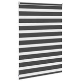 Store zèbre noir 100x100 cm largeur du tissu 95,9 cm polyester