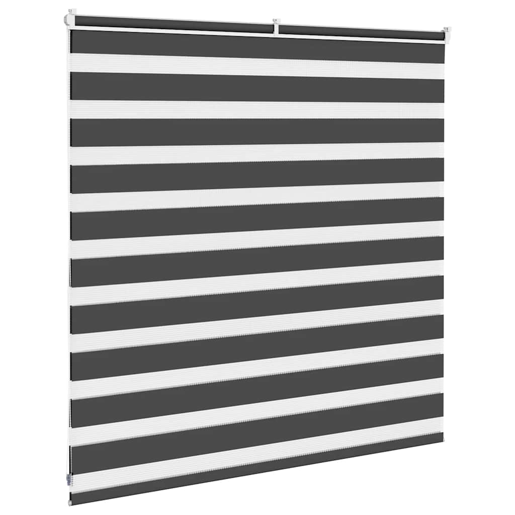 Store zèbre noir 140x100 cm largeur du tissu 135,9 cm polyester