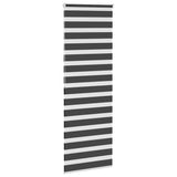 Store zèbre noir 70x200 cm largeur du tissu 65,9 cm polyester