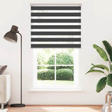 Store zèbre noir 130x200 cm largeur du tissu 125,9 cm polyester