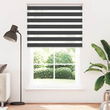 Store zèbre noir 145x200 cm largeur du tissu 140,9 cm polyester