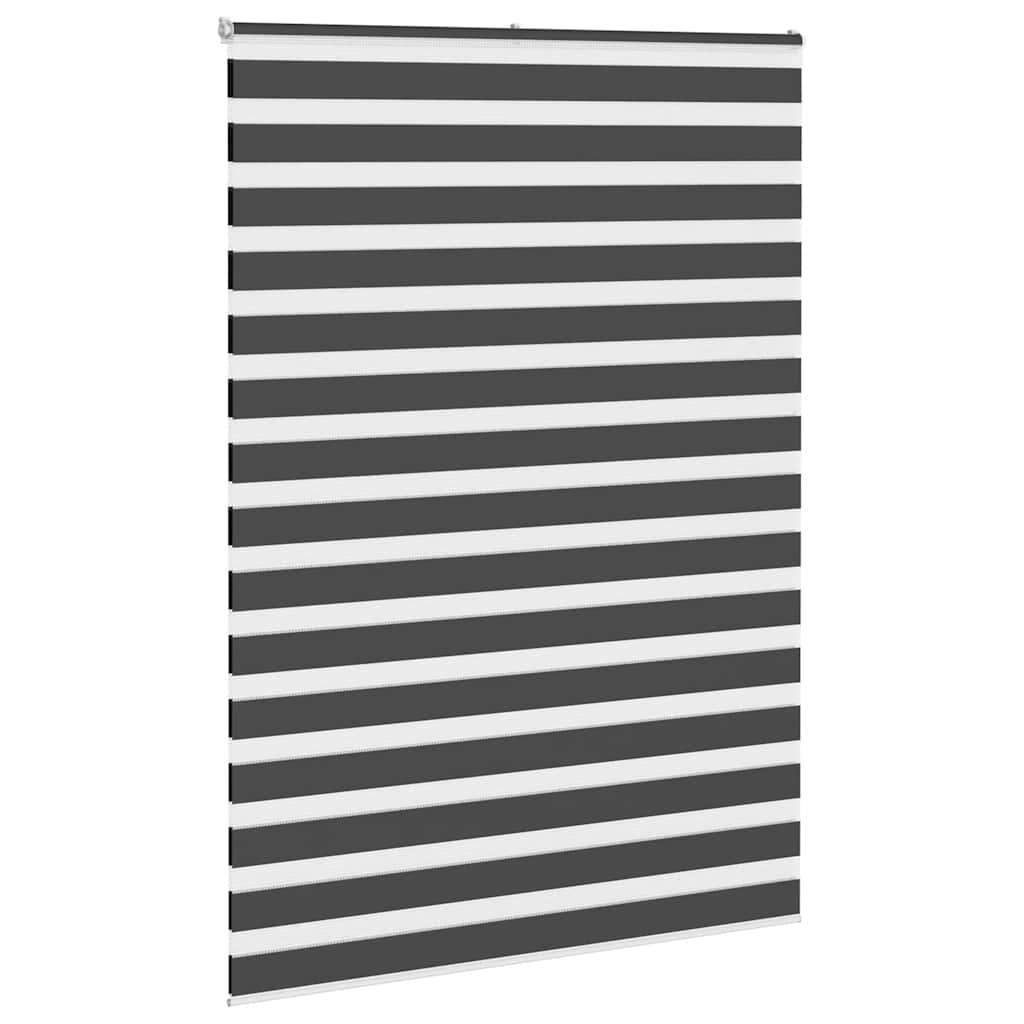 Store zèbre noir 155x200 cm largeur du tissu 150,9 cm polyester