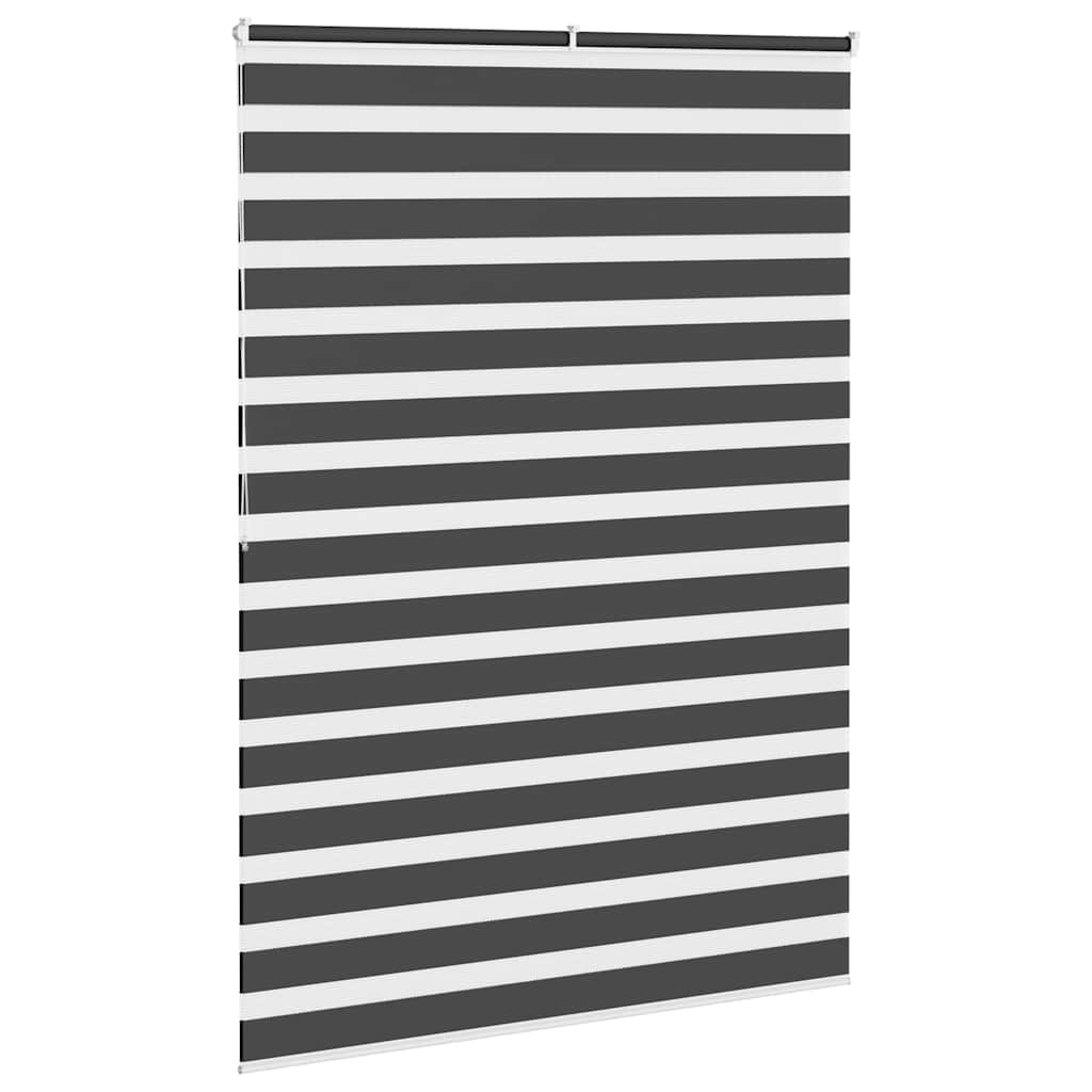 Store zèbre noir 155x200 cm largeur du tissu 150,9 cm polyester