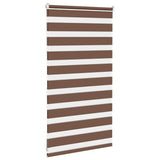 Store zèbre marron 70x100 cm largeur du tissu 65,9 cm polyester