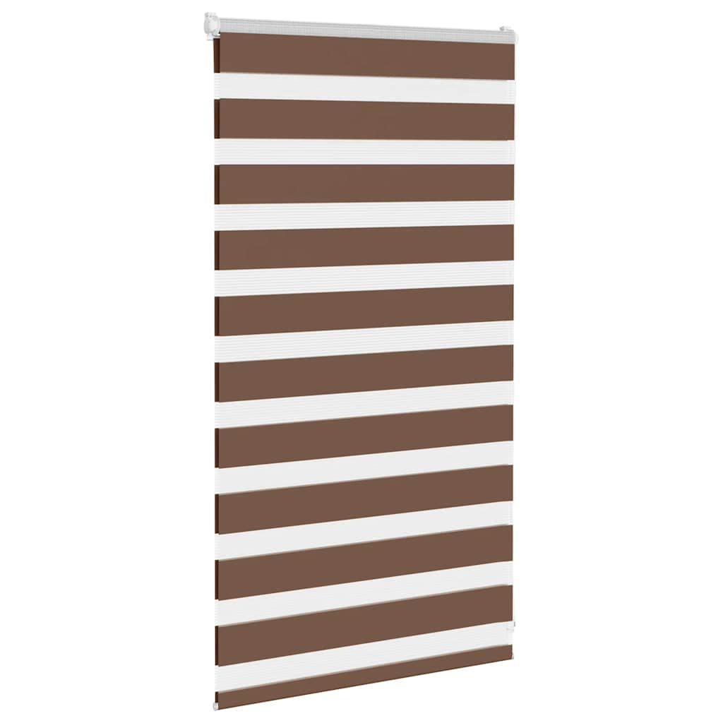 Store zèbre marron 75x100 cm largeur du tissu 70,9 cm polyester