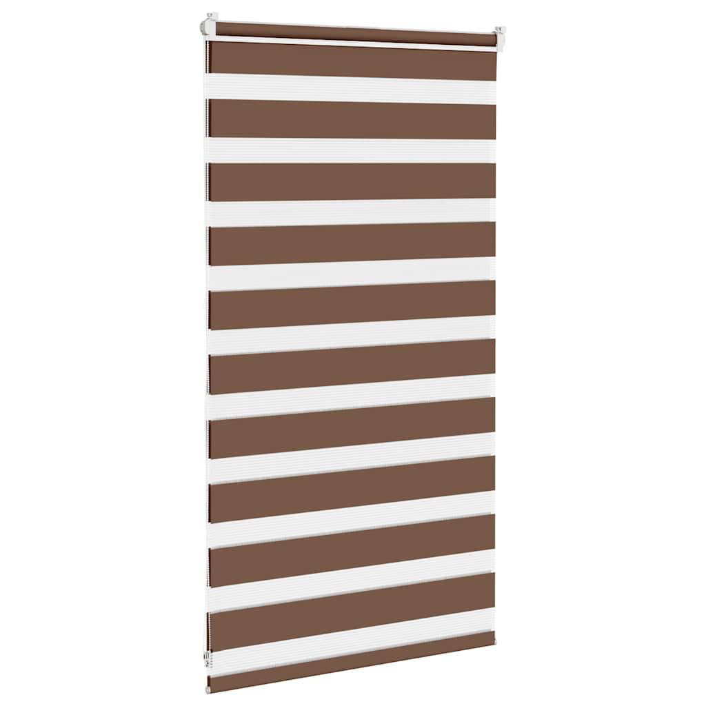 Store zèbre marron 80x100 cm largeur du tissu 75,9 cm polyester