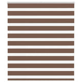 Store zèbre marron 120x100cm largeur du tissu 115,9cm polyester