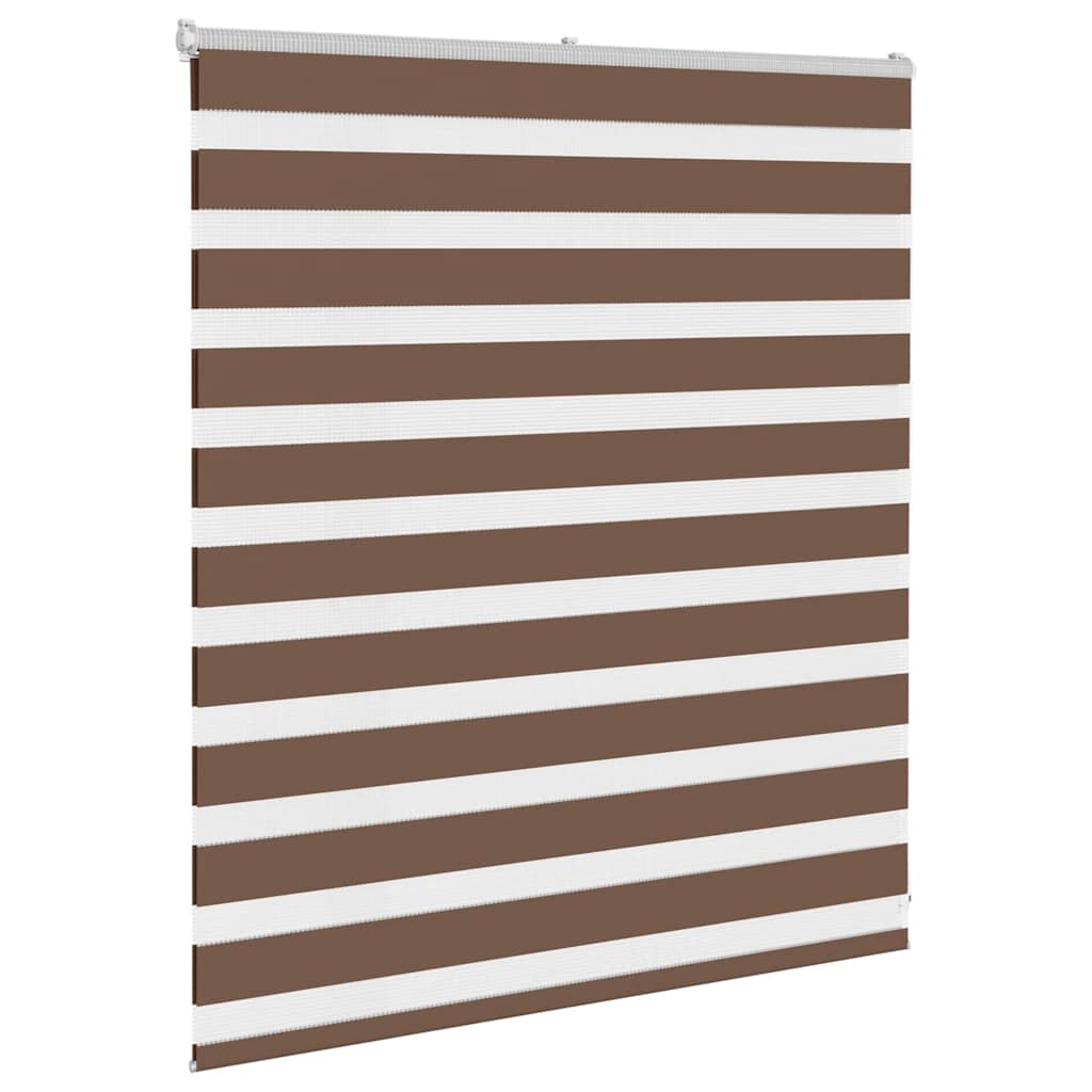 Store zèbre marron 120x100cm largeur du tissu 115,9cm polyester