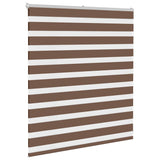 Store zèbre marron 120x100cm largeur du tissu 115,9cm polyester