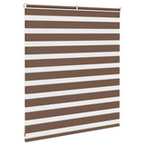 Store zèbre marron 120x100cm largeur du tissu 115,9cm polyester