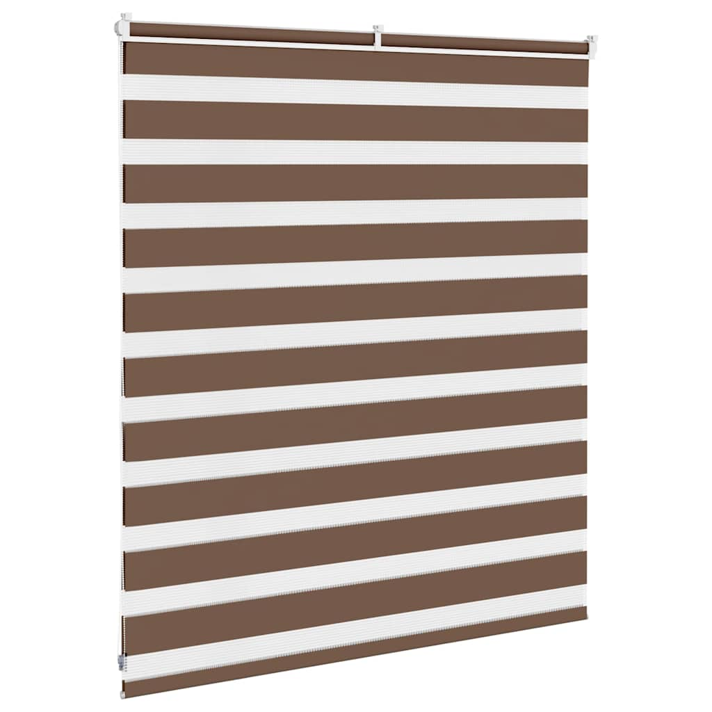 Store zèbre marron 125x100cm largeur du tissu 120,9cm polyester