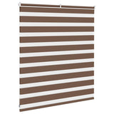 Store zèbre marron 130x100cm largeur du tissu 125,9cm polyester