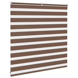 Store zèbre marron 140x100cm largeur du tissu 135,9cm polyester