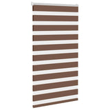 Store zèbre marron 70x150 cm largeur du tissu 65,9 cm polyester