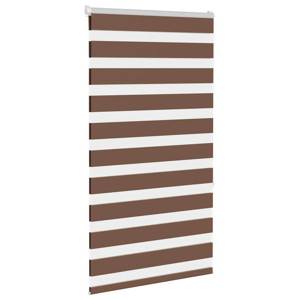 Store zèbre marron 80x150 cm largeur du tissu 75,9 cm polyester