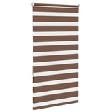 Store zèbre marron 80x150 cm largeur du tissu 75,9 cm polyester