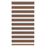 Store zèbre marron 90x150 cm largeur du tissu 85,9 cm polyester