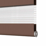 Store zèbre marron 90x150 cm largeur du tissu 85,9 cm polyester