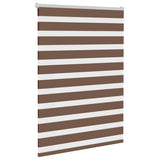 Store zèbre marron 95x150 cm largeur du tissu 90,9 cm polyester