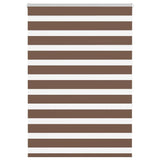 Store zèbre marron 100x150 cm largeur du tissu 95,9cm polyester