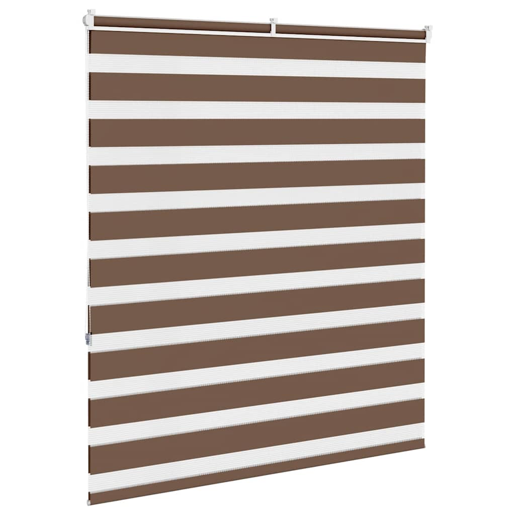 Store zèbre marron 135x150cm largeur du tissu 130,9cm polyester