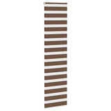 Store zèbre marron 55x200 cm largeur du tissu 50,9 cm polyester